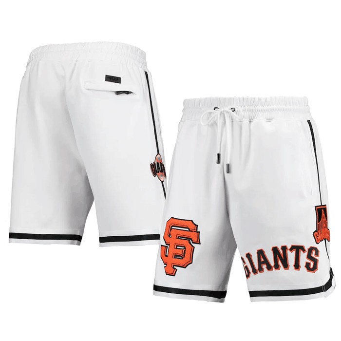 Men's San Francisco Giants White Team Shorts